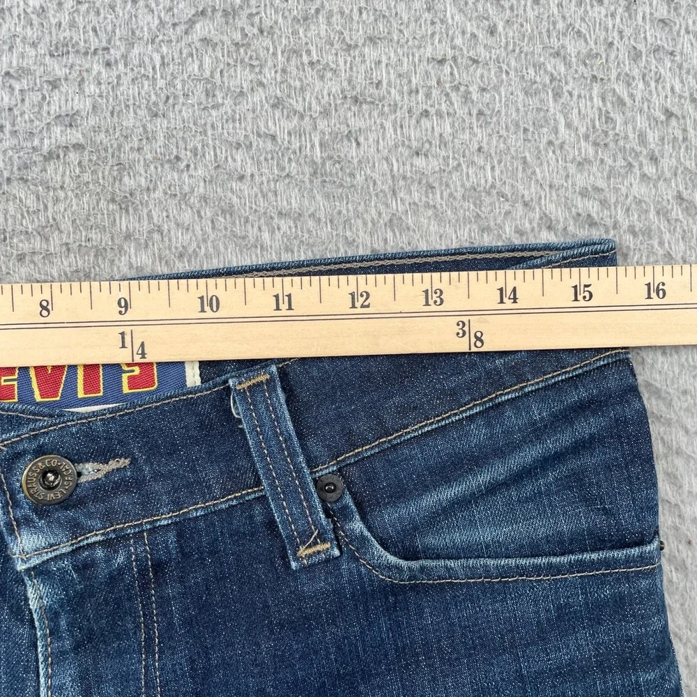 Levi's 510 Premium Jeans Mens 33x32 Blue Super Skinny Stretch Denim Casual